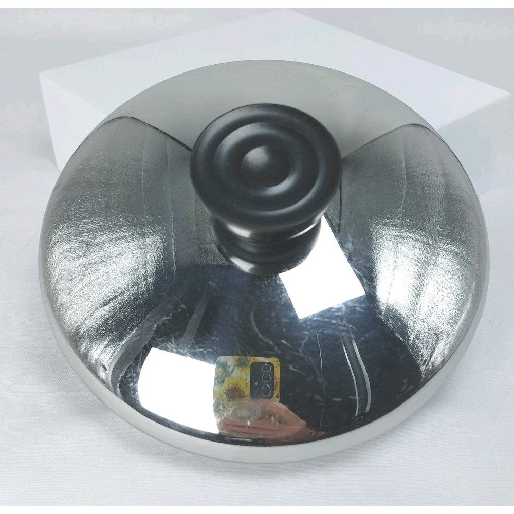 Revere Ware Replacement Lid Only 5.25" Fits 1 Qt Sauce Pan Stainless Steel *READ